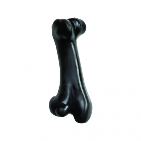 Кучешка играчка Flamingo  Toy Gladiator Bone Black кокал от издръжлива гума 18 см